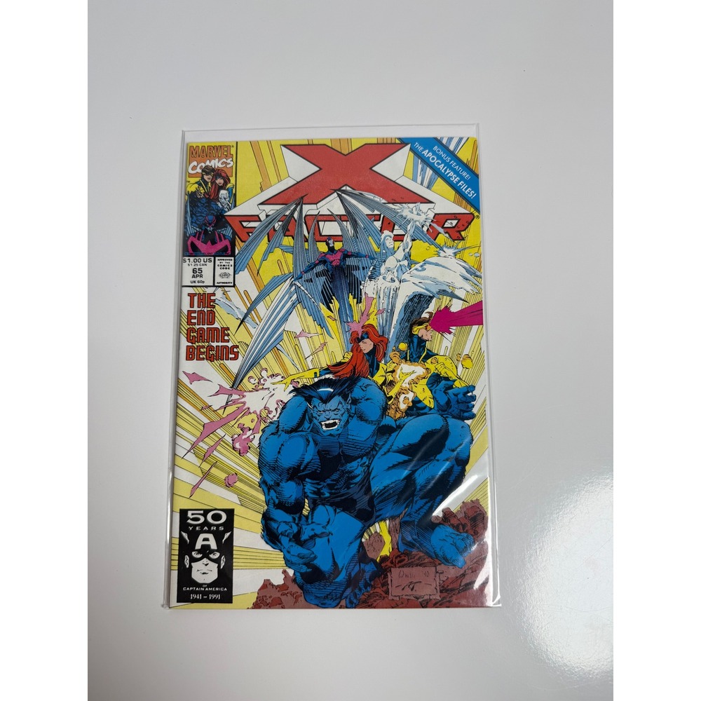 X-Factor 65 1991 Marvel Comics The End Game Begins Whilce Portacio Beast Cyclops
